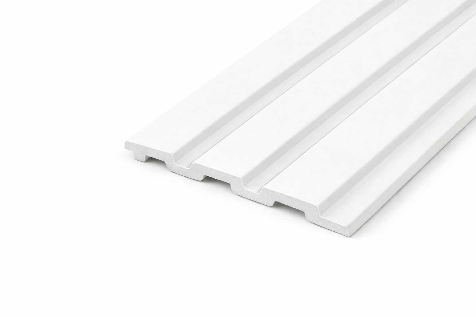 Beyaz boyanabilir polimer iç cephe lambri duvar paneli geçmeli sistem dekoratif kaplama