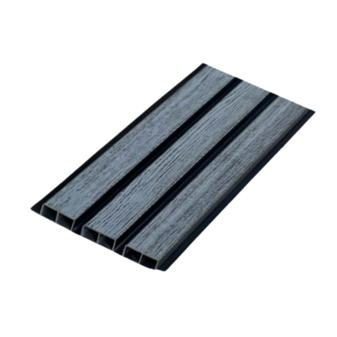 Gri PVC Dış Cephe Lambri Kaplaması