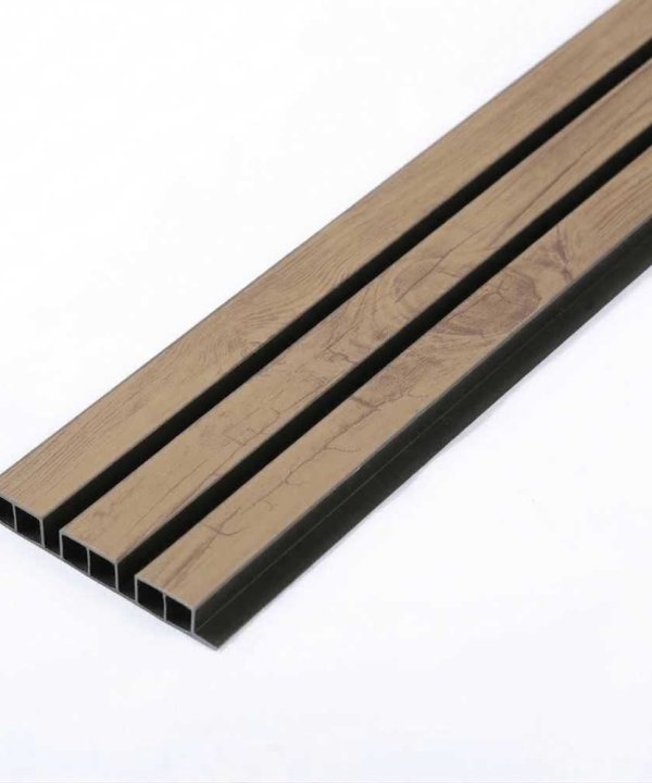 Açık meşe PVC dış cephe kaplama paneli