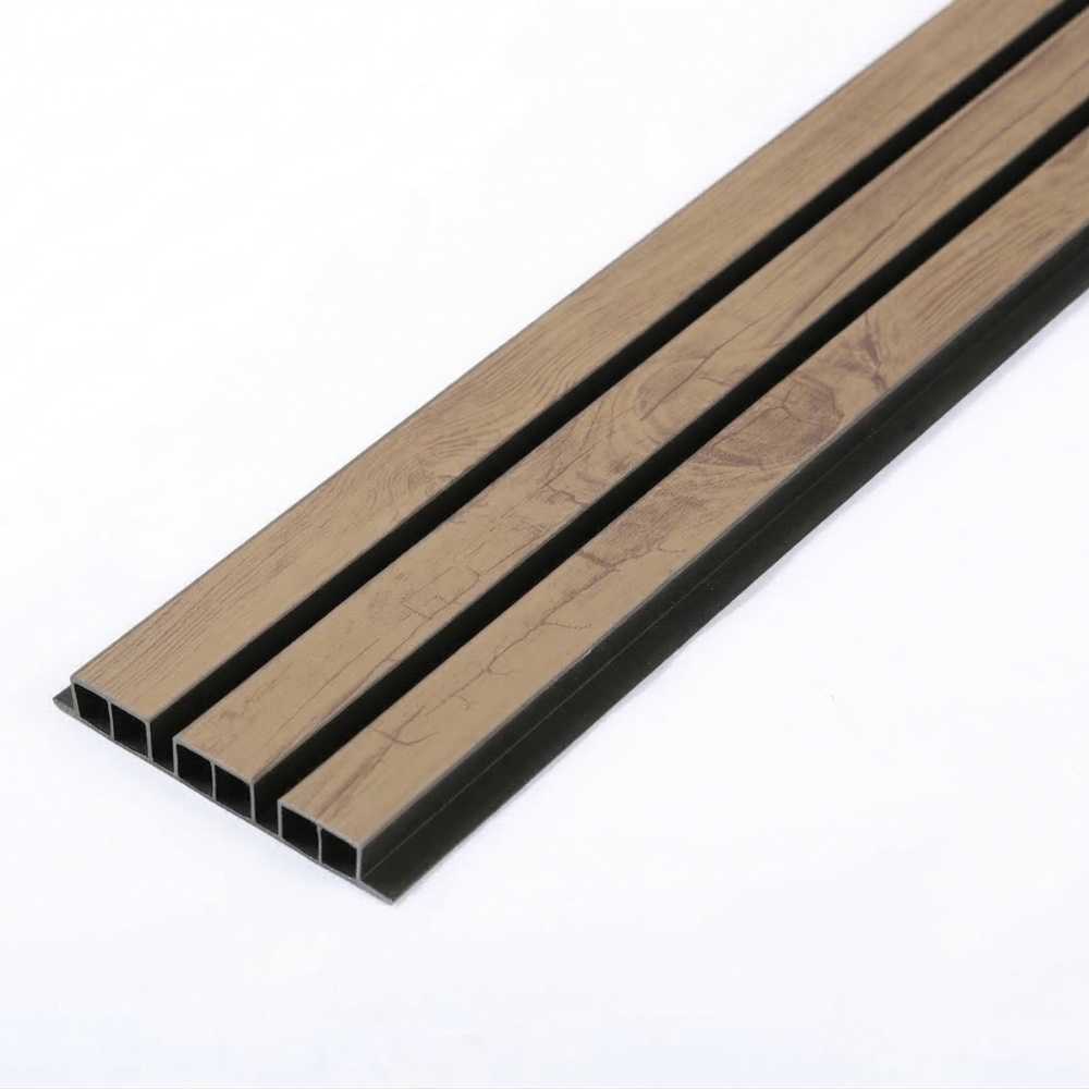 Açık meşe PVC dış cephe kaplama paneli