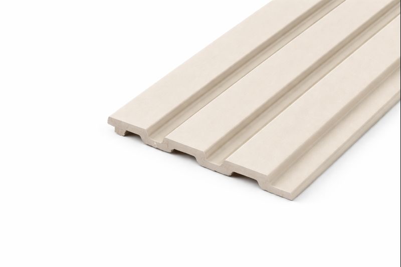 Krem Lambri Duvar Panel