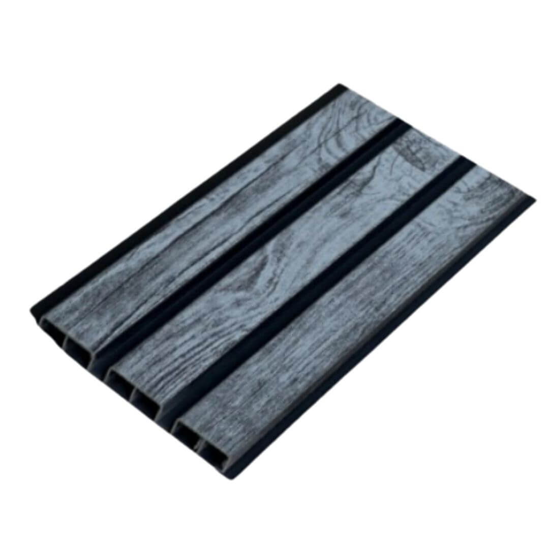 Kırçıllı Gri PVC Dış Cephe Lambri Kaplaması