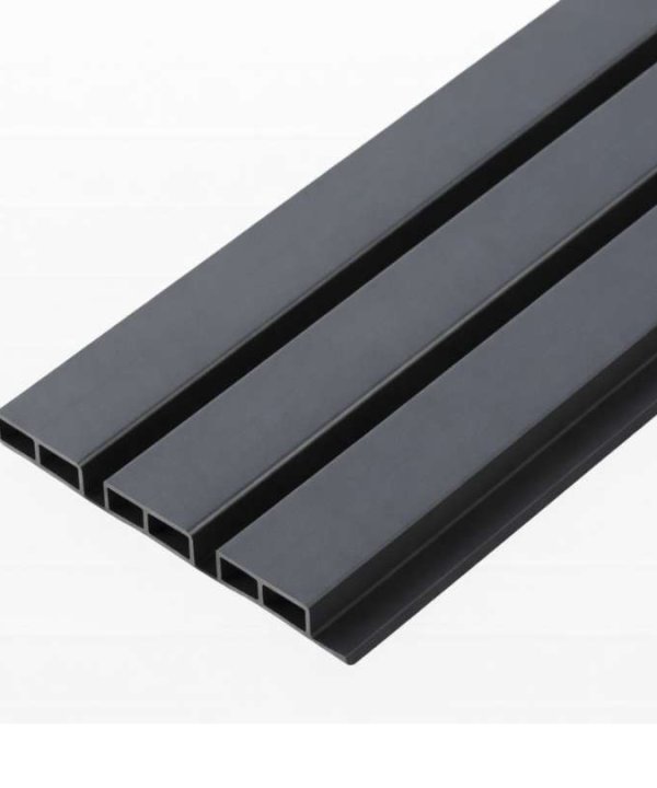 Antrasit PVC dış cephe kaplama paneli UV baskılı, suya ve neme dayanıklı dekoratif dış cephe çözümü