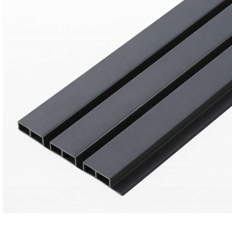 Antrasit PVC dış cephe kaplama paneli UV baskılı, suya ve neme dayanıklı dekoratif dış cephe çözümü