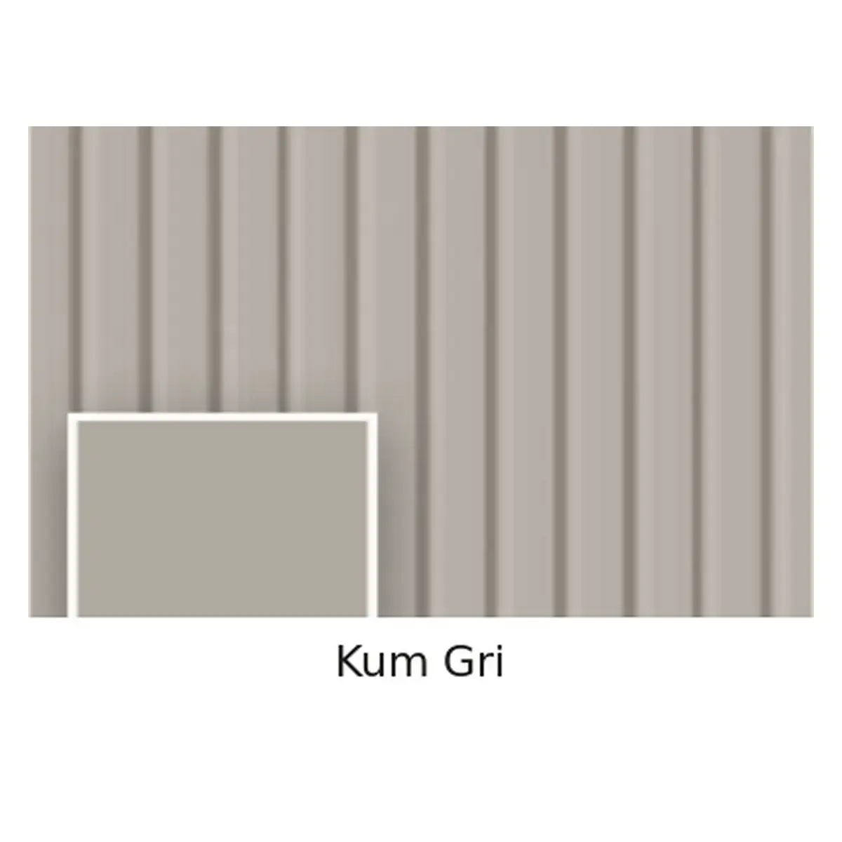 Kum Gri MDF Lambri Panel – Deluxe Seri