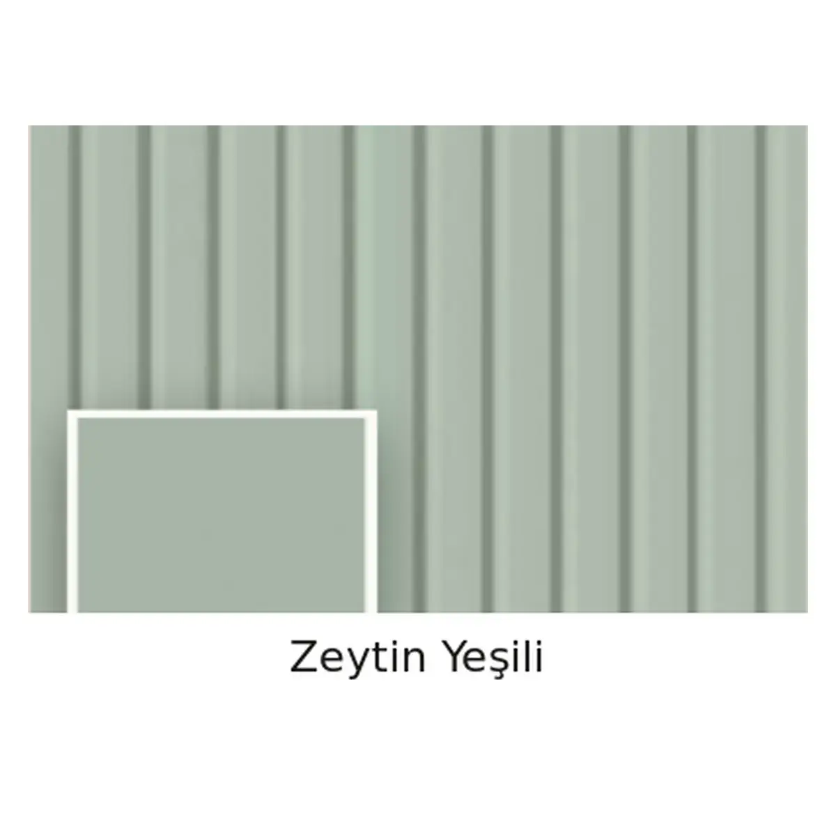 Zeytin Yeşili MDF Lambri Panel – Deluxe Seri