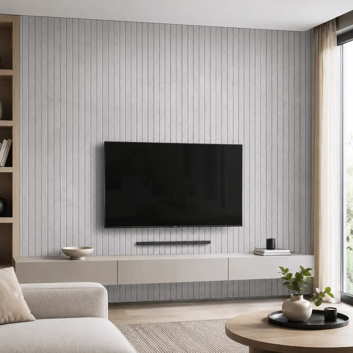 Chicago Beton MDF Lambri Duvar Paneli – Premium Seri - Görsel 2