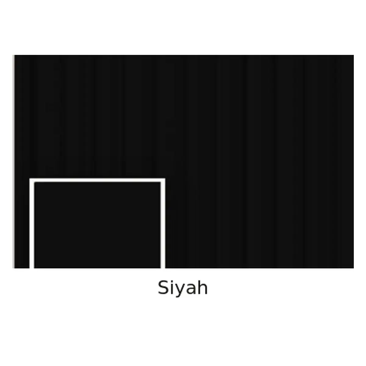 Siyah MDF Lambri Panel – Premium Seri
