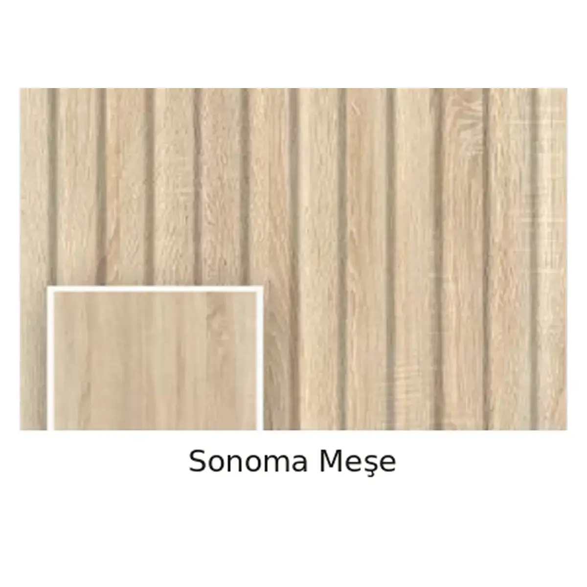 Sonoma Meşe MDF Lambri Panel – Premium Seri