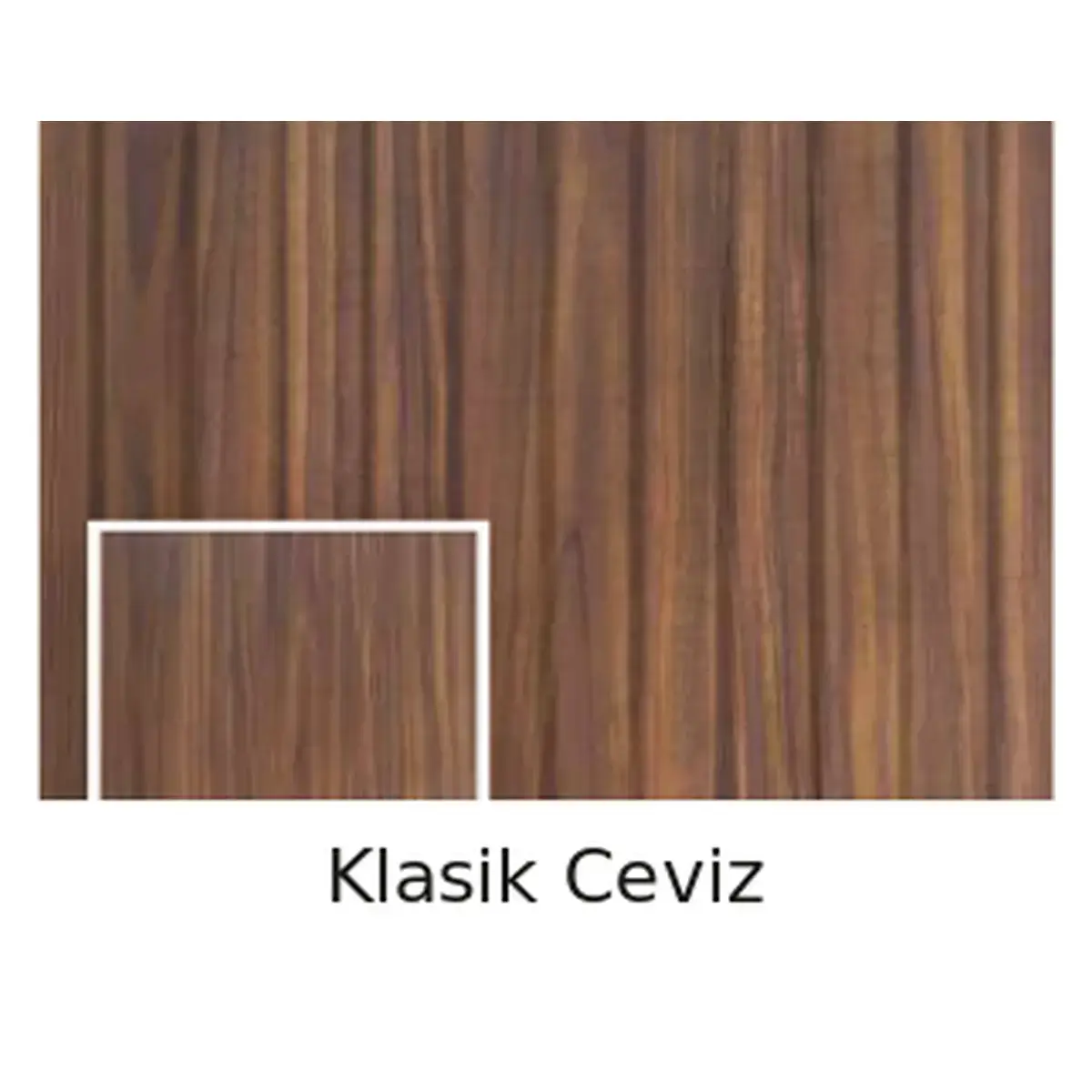 Klasik Ceviz MDF Lambri Panel – Standart Seri