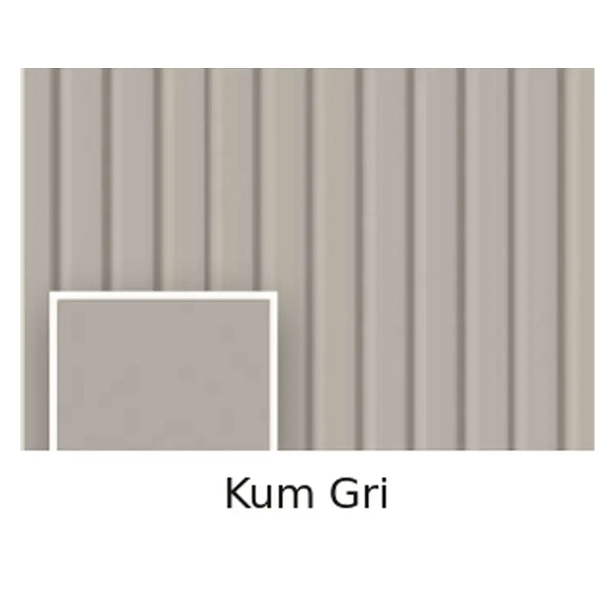 Kum Gri MDF Lambri Panel – Standart Seri