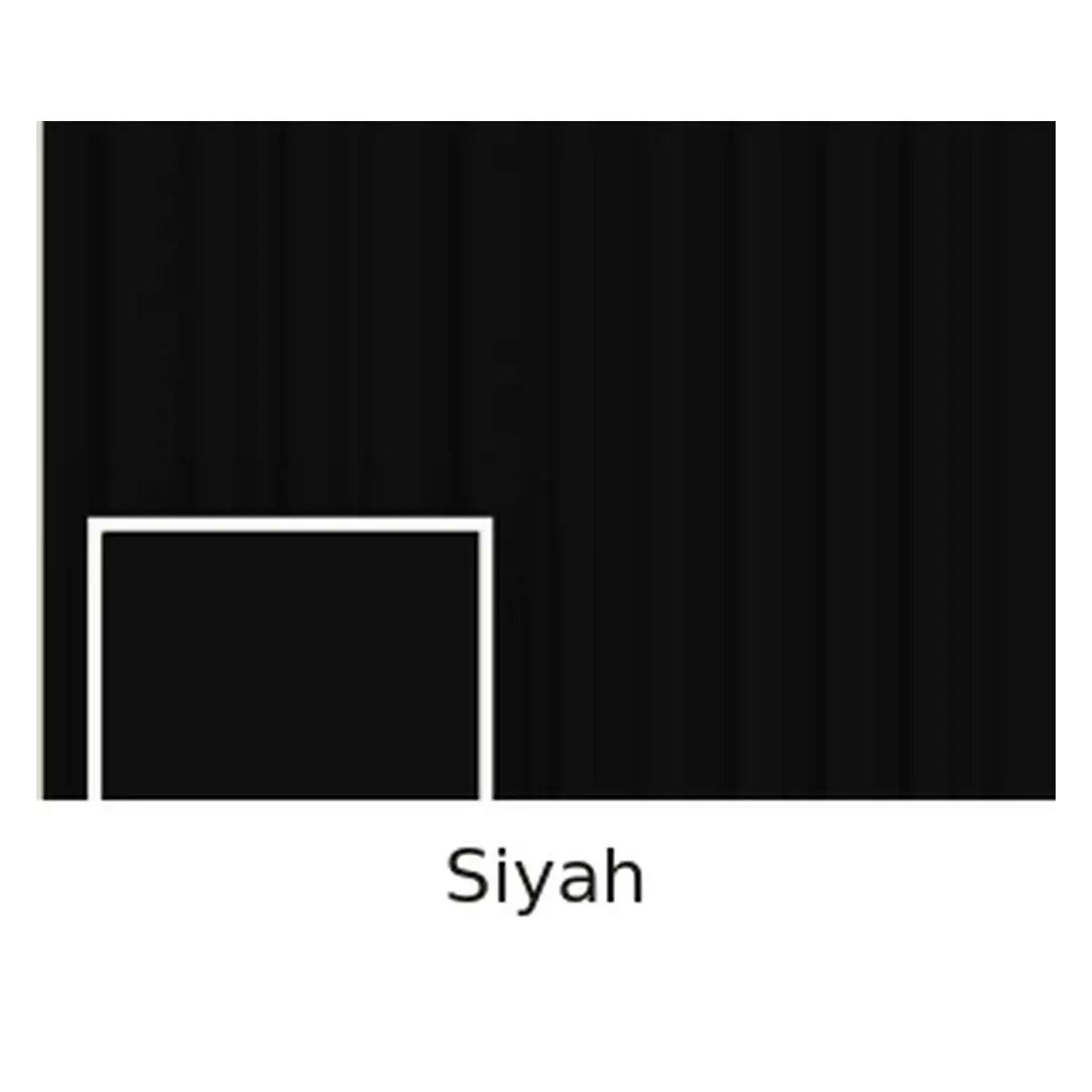 Siyah MDF Lambri Panel – Standart Seri
