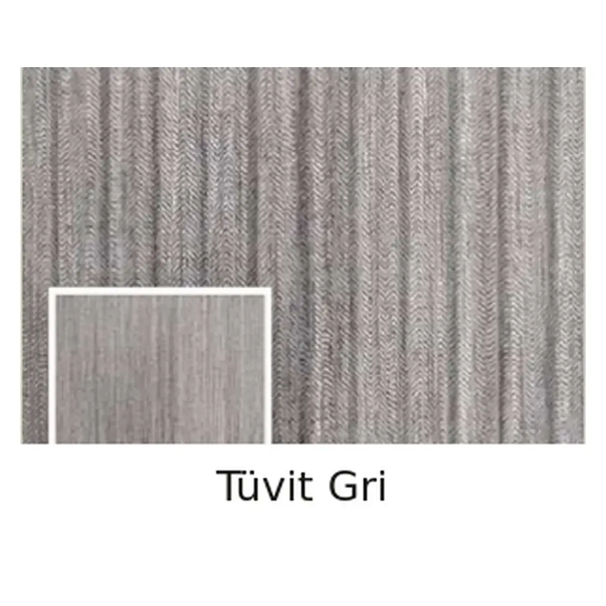 Tüvit Gri MDF Lambri Panel – Standart Seri
